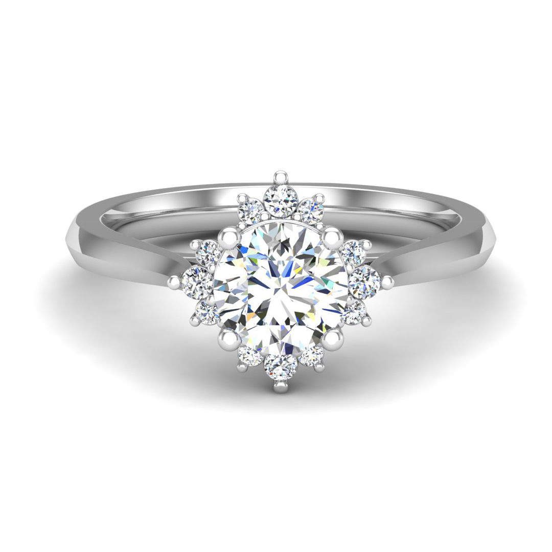 Saylor Halo Engagement Ring